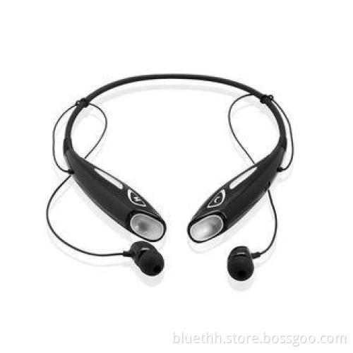 Black / White NFC Neckband In Ear Bluetooth Headset With MP